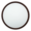 Plafoniera LED 24W/230V, 3000/4000/6500K, Ø 30 cm, marrone