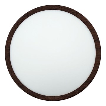 Plafoniera LED 24W/230V, 3000/4000/6500K, Ø 30 cm, marrone