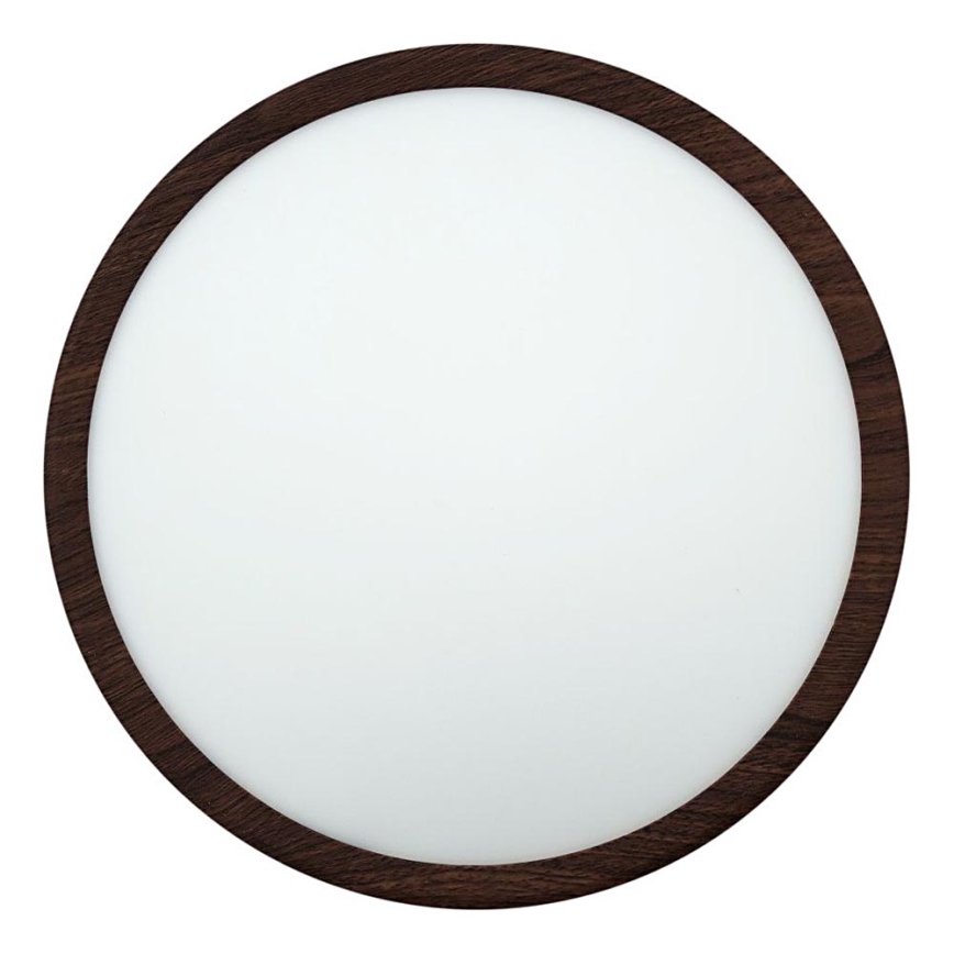 Plafoniera LED 24W/230V, 3000/4000/6500K, Ø 30 cm, marrone