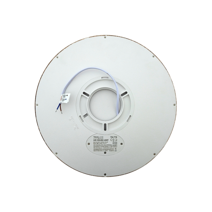 Plafoniera LED 24W/230V, 3000/4000/6500K, Ø 30 cm, marrone