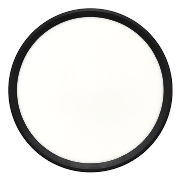 Plafoniera LED 24W/230V 3000/4000/6500K Ø 30 cm nero