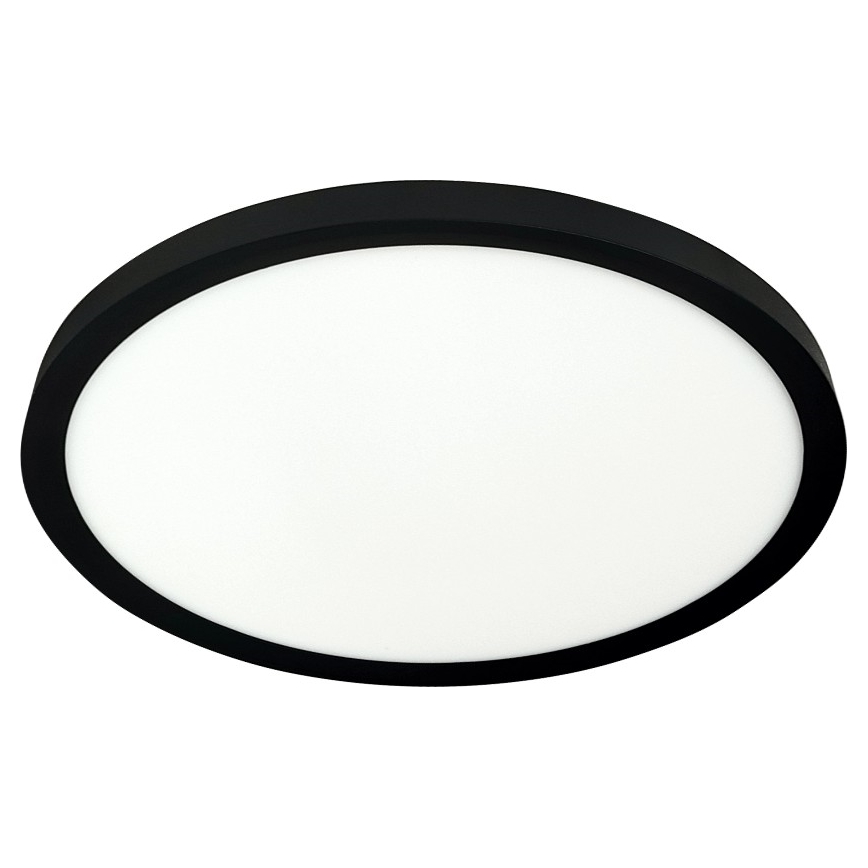 Plafoniera LED 24W/230V 3000/4000/6500K Ø 30 cm nero
