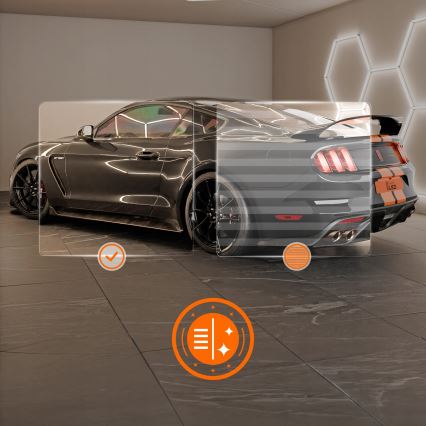 Plafoniera LED HEXAGON 280W 85-265V 4000K 313x298 cm CRI 90 IP54 bianca