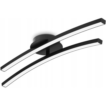 Plafoniera LED 2xLED/6W/230V 3000K nero