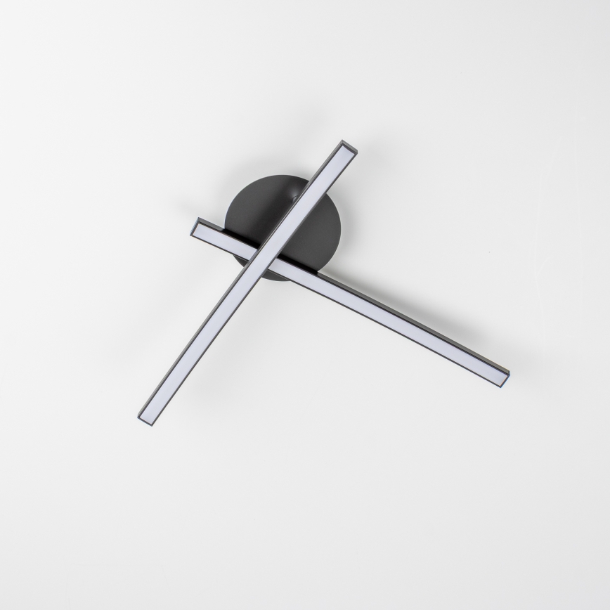 Plafoniera LED 2xLED/6W/230V nera