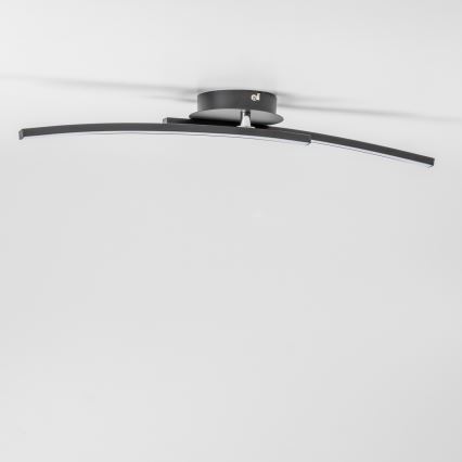 Plafoniera LED 2xLED/6W/230V nera