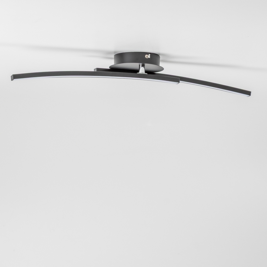 Plafoniera LED 2xLED/6W/230V nera