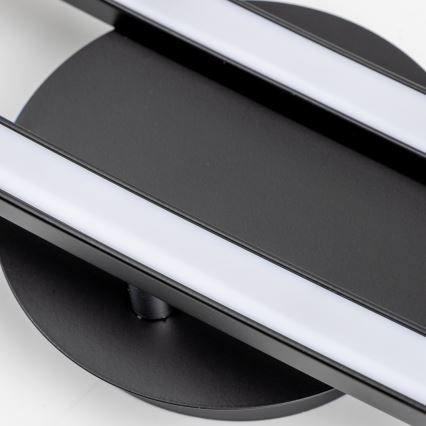 Plafoniera LED 2xLED/6W/230V nera