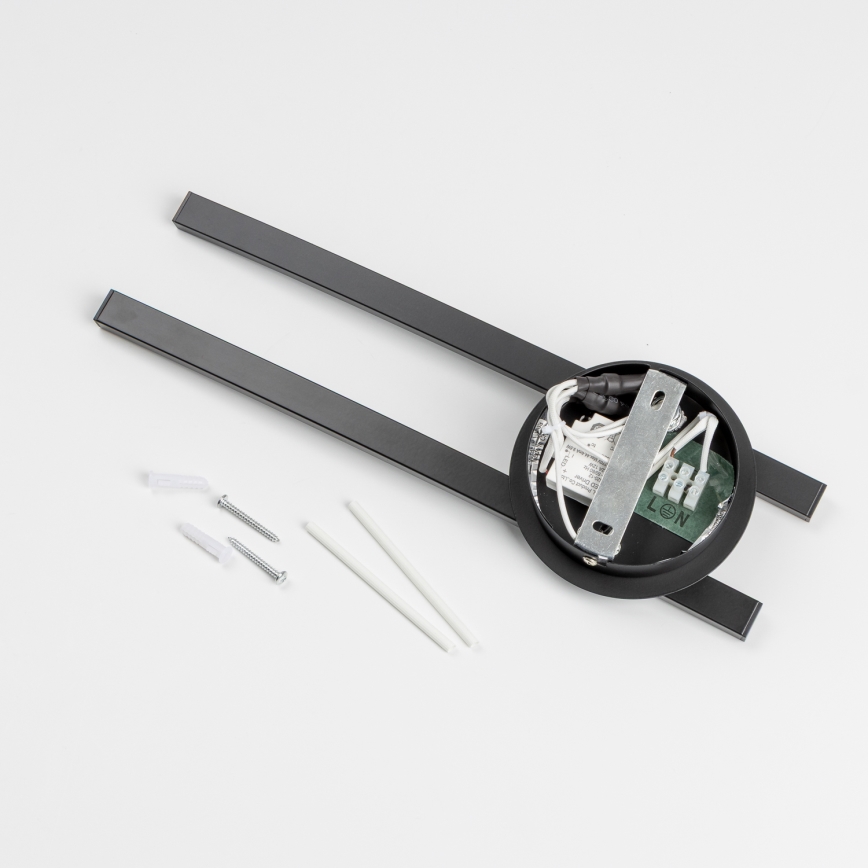 Plafoniera LED 2xLED/6W/230V nera