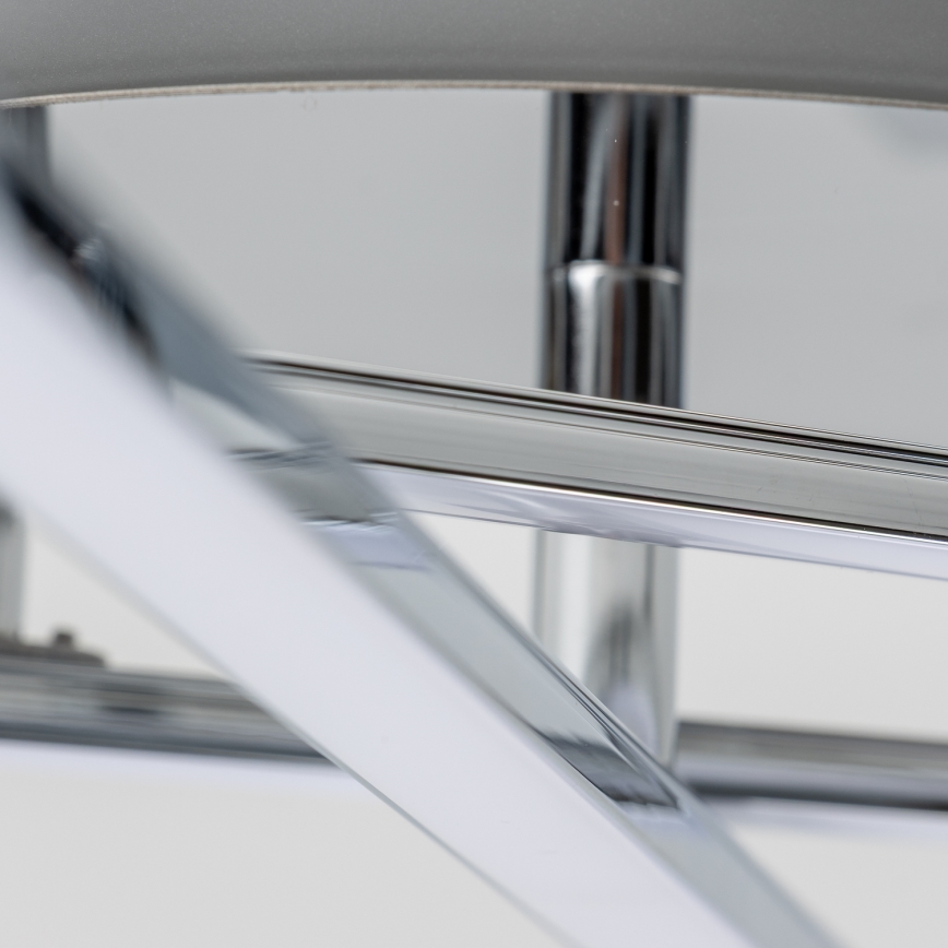 Plafoniera LED 3 x 3 W, 230 V, cromato lucido