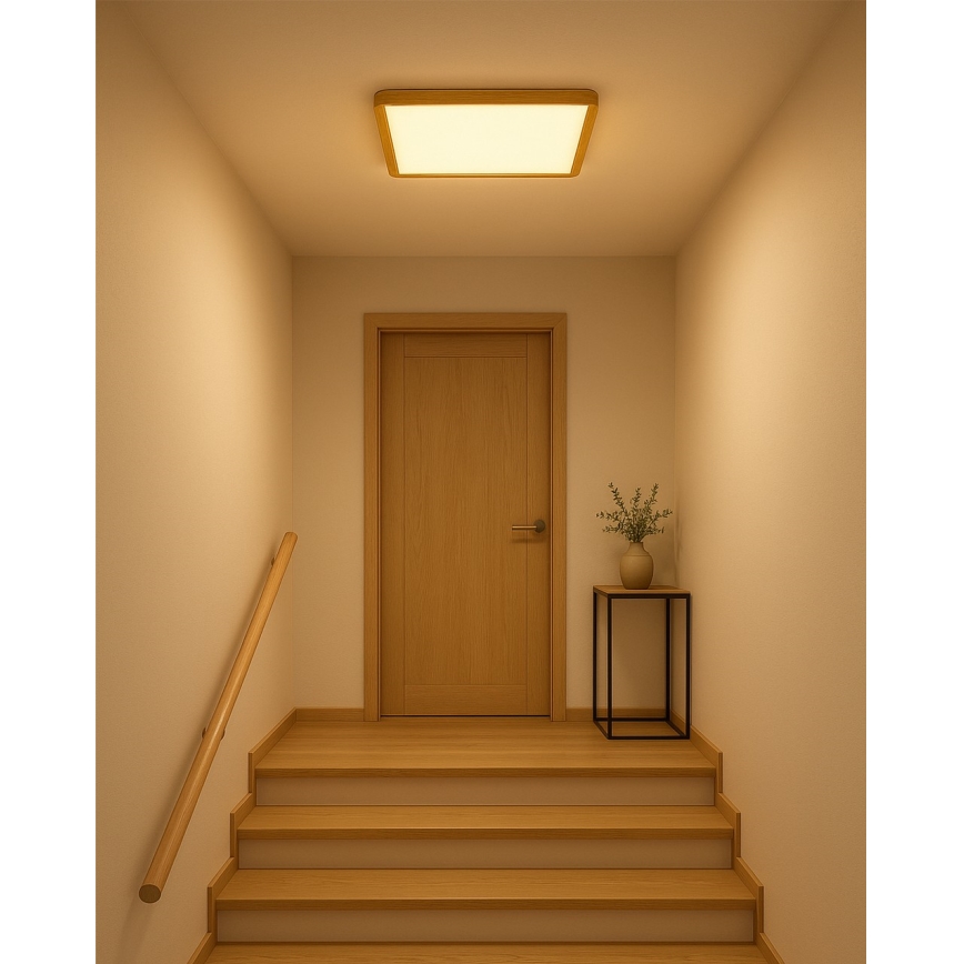 Plafoniera LED/32W/230V 3000/4000/6500K 40x40 cm beige