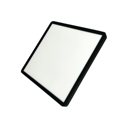 Plafoniera LED/32W/230V 3000/4000/6500K 40x40 cm nero