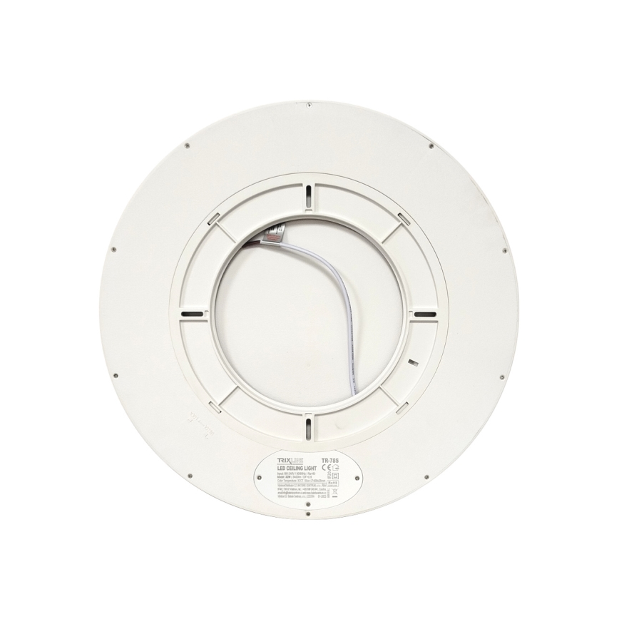 Plafoniera LED/32W/230V 3000/4000/6500K Ø 40 cm bianca