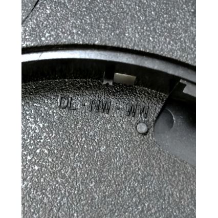 Plafoniera LED/32W/230V 3000/4000/6500K Ø 40 cm nera