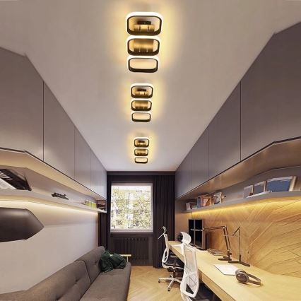 Plafoniera LED 33W/230V nera