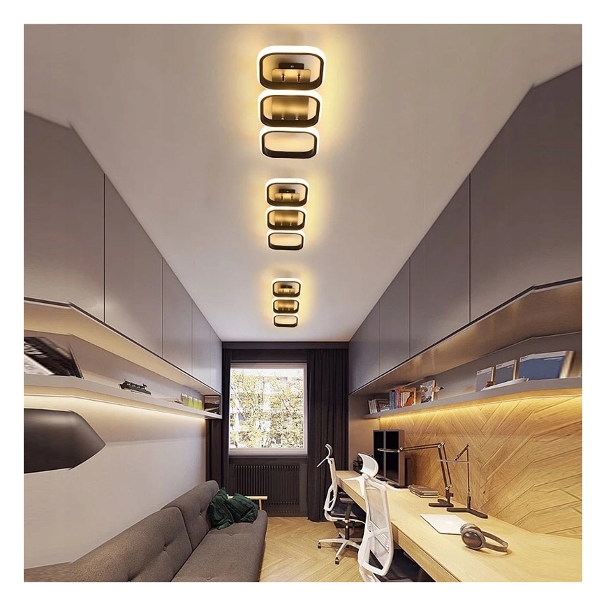 Plafoniera LED 33W/230V nera