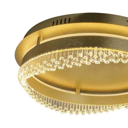 Plafoniera LED 36W/230V Ø 43 cm, dorata