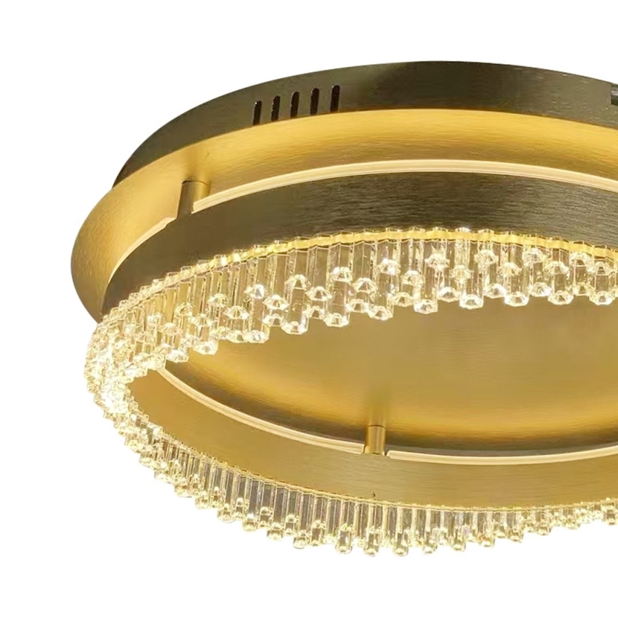 Plafoniera LED 36W/230V Ø 43 cm, dorata
