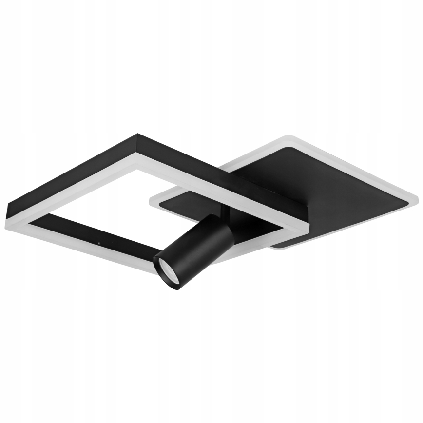 Plafoniera LED/38W/230V + 1xGU10/30W nero