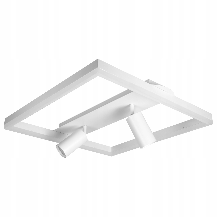 Plafoniera LED/38W/230V + 2xGU10/30W bianca