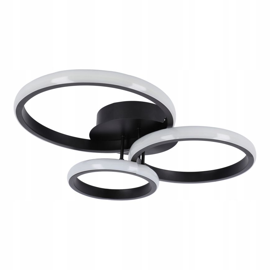 Plafoniera LED 38W 230V nera