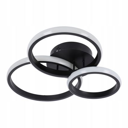 Plafoniera LED 38W 230V nera