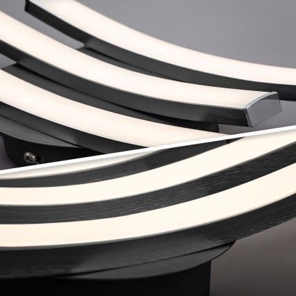 Plafoniera LED 3xLED/6W/230V 2700K nera