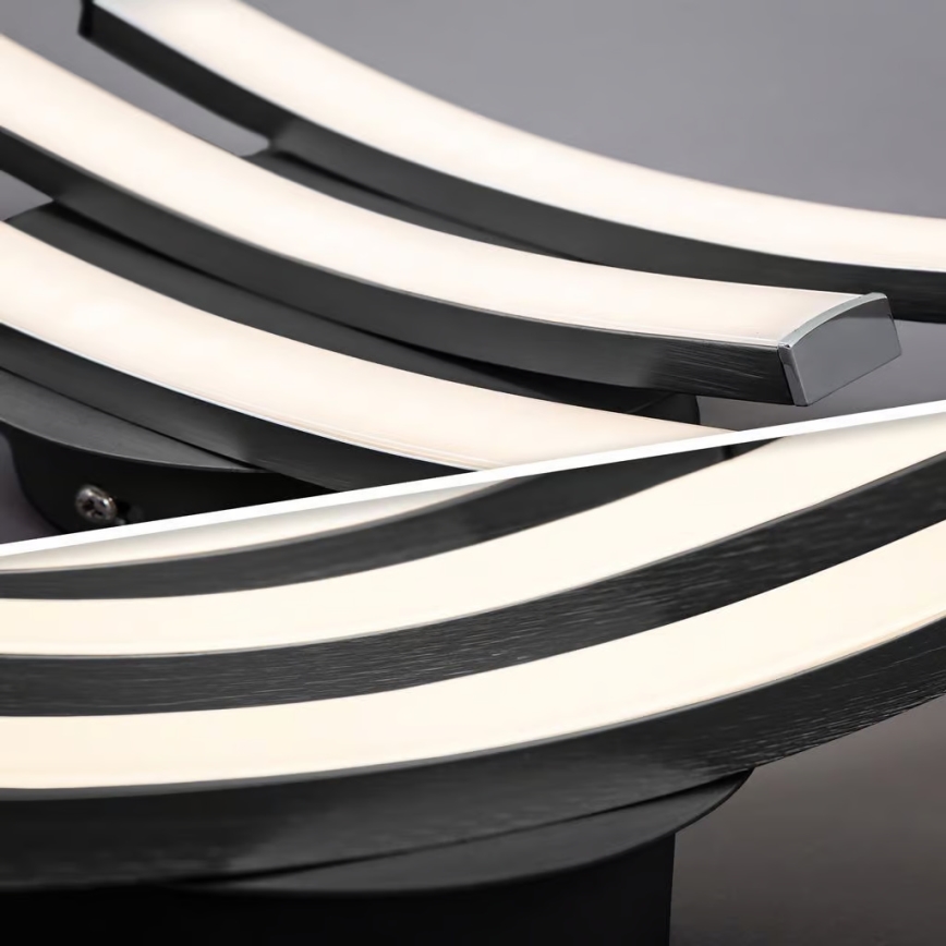 Plafoniera LED 3xLED/6W/230V 2700K nera