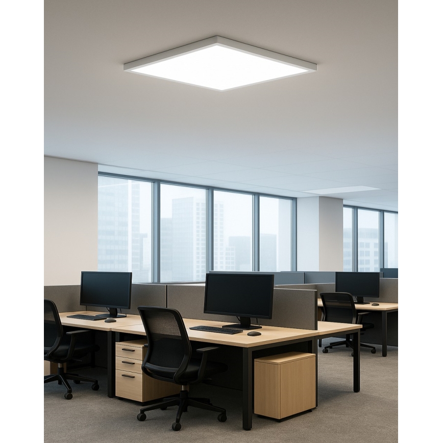 Plafoniera LED/40W/230V 3000/4000/6500K 50x50 cm bianco