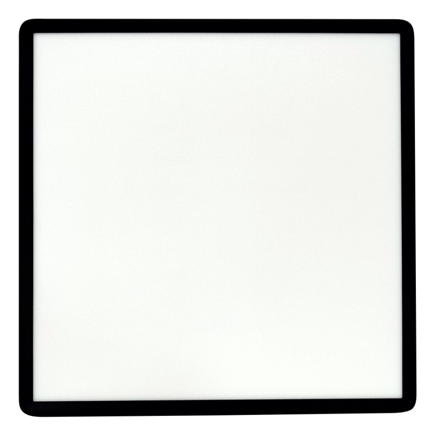 Plafoniera LED/40W/230V 3000/4000/6500K 50x50 cm nera