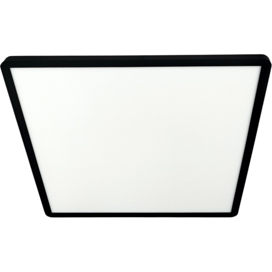 Plafoniera LED/40W/230V 3000/4000/6500K 50x50 cm nera