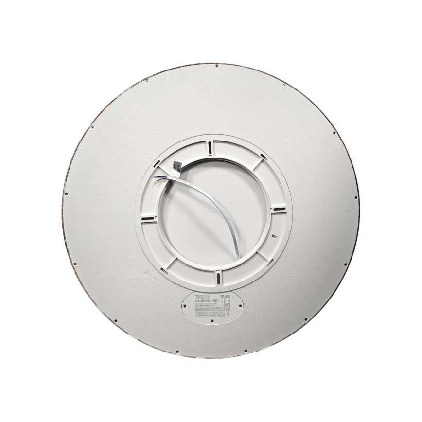 Plafoniera LED 40W/230V 3000/4000/6500K Ø 50 cm marrone