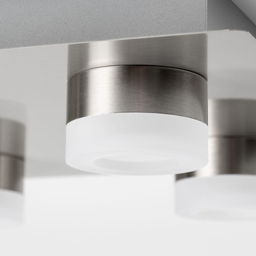 Plafoniera LED 4xLED/4W/230V cromo opaco