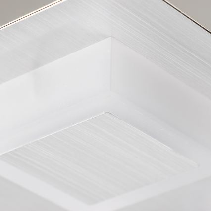 Plafoniera LED 4xLED/5W/230V 3000K 28x28 cm cromo satinato