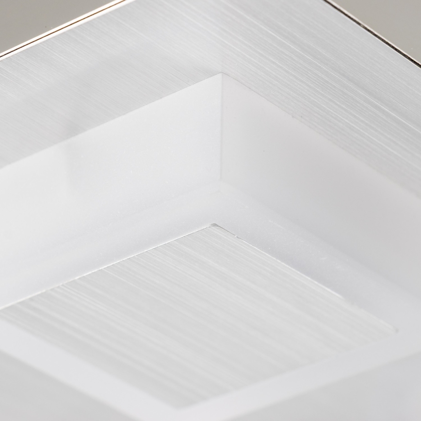Plafoniera LED 4xLED/5W/230V 3000K 28x28 cm cromo satinato