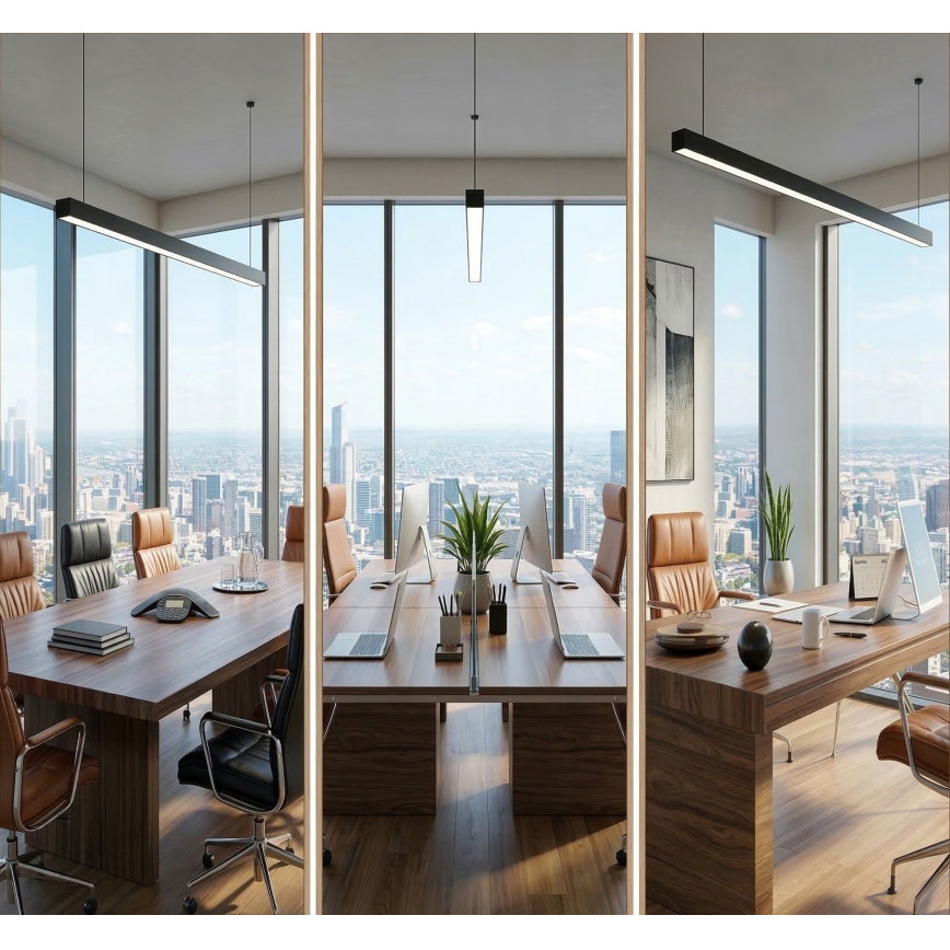 Plafoniera LED ALLDAY BASIC LED/40W/230V 2700/4000/6000K nera