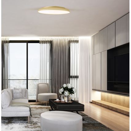 Plafoniera LED ART LED/40W/230V dorata