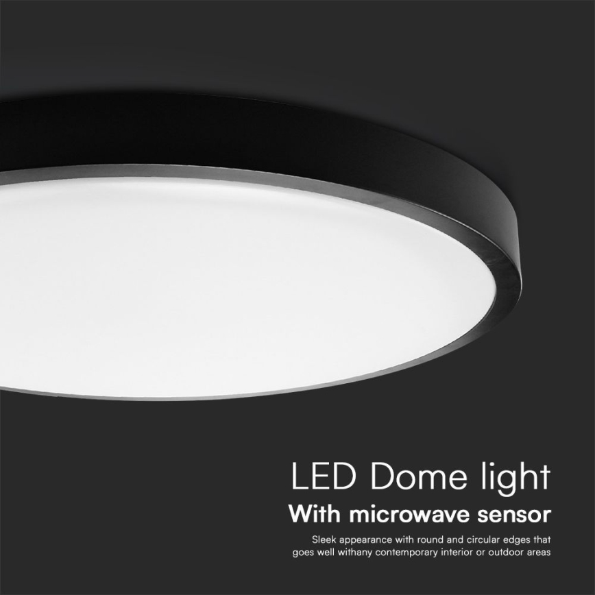 Plafoniera da bagno LED con sensore CHIP SAMSUNG LED/24W/230V IP44 4000K diam. 35 cm + telecomando