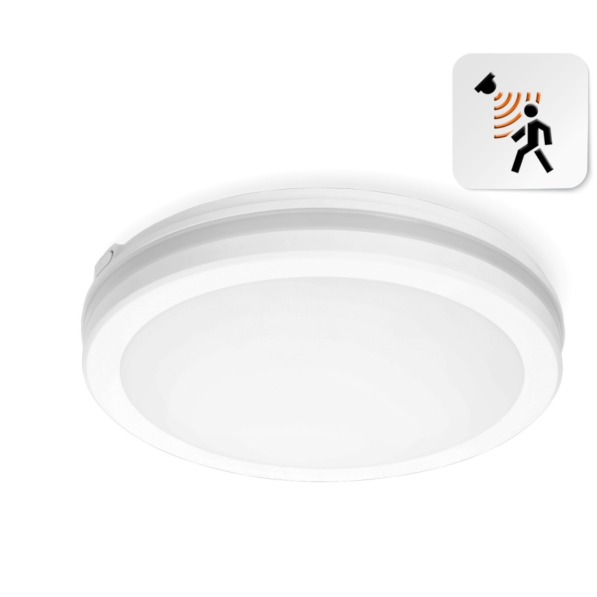 Plafoniera LED per bagno con sensore LED/18W/230V 3000/4000/6500K IP65 diam. 30 cm bianco + telecomando