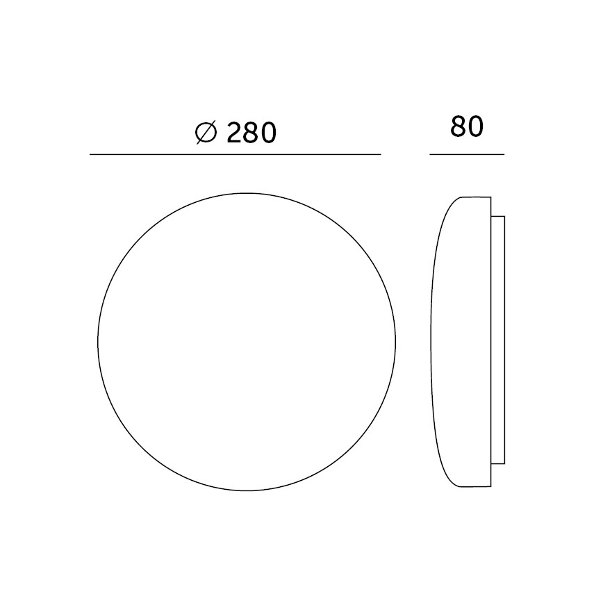 Plafoniera da bagno LED con sensore SOFI LX LED/13W/230V IP44 diam. 28 cm
