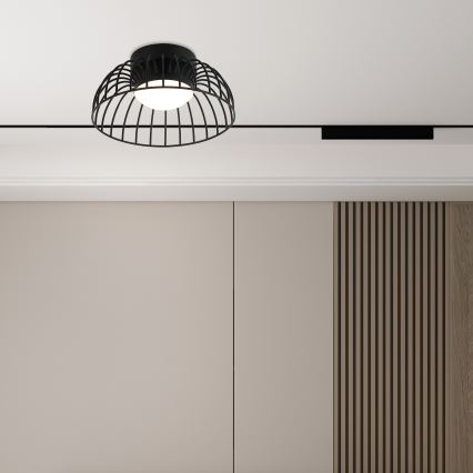 Plafoniera LED BETSY LED/12W/230V diam. 25 cm nero