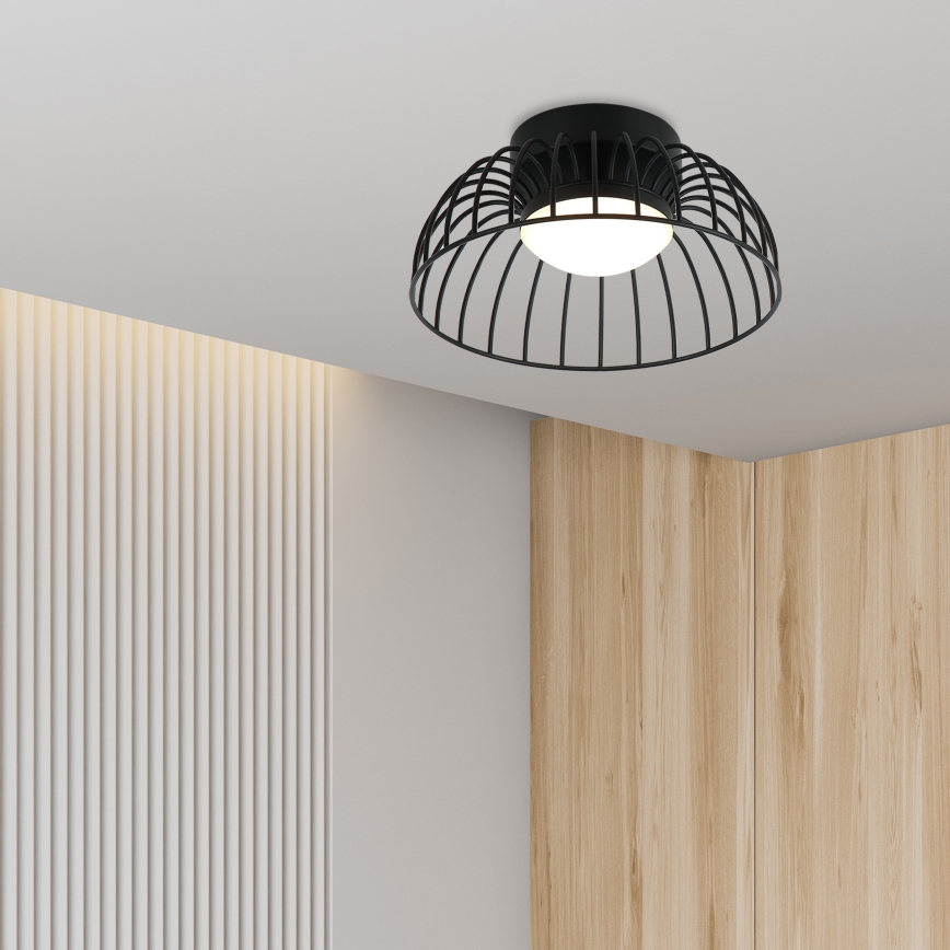 Plafoniera LED BETSY LED/12W/230V diam. 25 cm nero