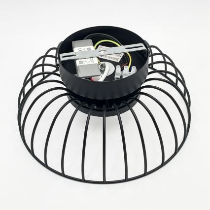 Plafoniera LED BETSY LED/12W/230V diam. 25 cm nero
