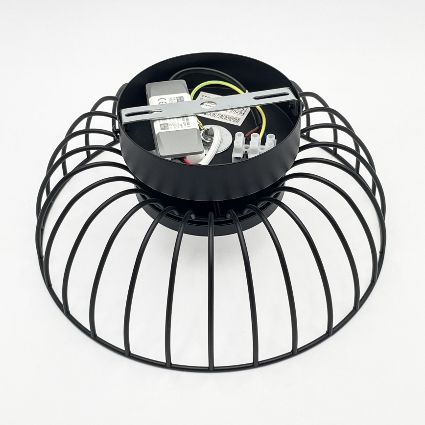 Plafoniera LED BETSY LED/12W/230V diam. 25 cm nero