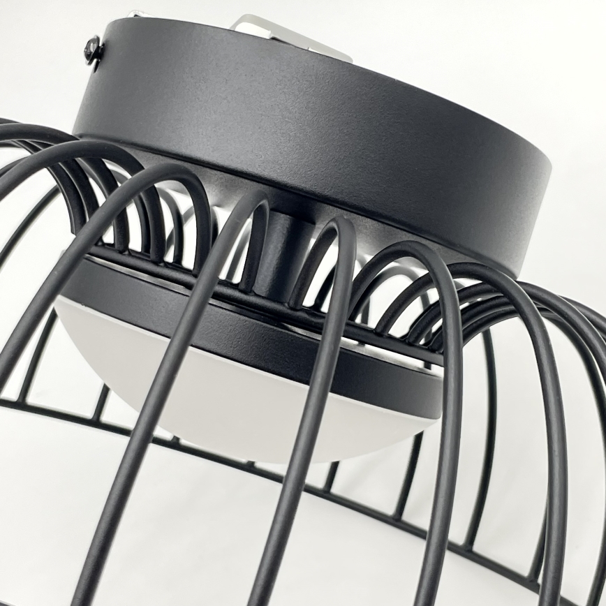 Plafoniera LED BETSY LED/12W/230V diam. 25 cm nero