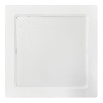 Plafoniera LED BLOCK LED/12W/230V 4000K 16,7x16,7 cm bianco