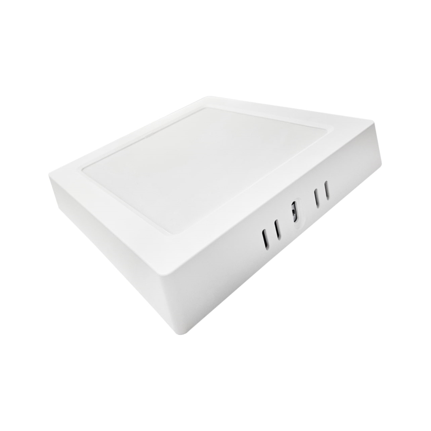 Plafoniera LED BLOCK LED/12W/230V 4000K 16,7x16,7 cm bianco