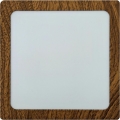 Plafoniera LED BLOCK LED/12W/230V 4200K 16,3x16,3 cm marrone
