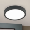Plafoniera LED BULLY LED/12W/230V diametro 14 cm nero