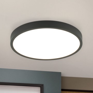 Plafoniera LED BULLY LED/24W/230V diametro 24 cm nero